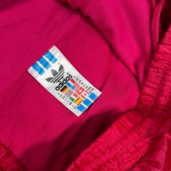 Adidas originals VNTG sz medium cuffed track pants A52 - Picture 6 of 7